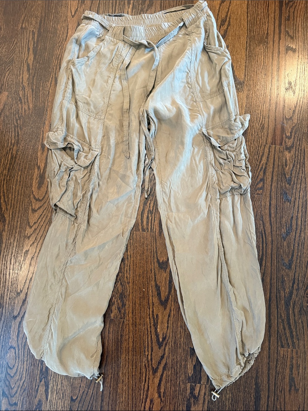 Heartloom Cargo Joggers with Drawstring Hems